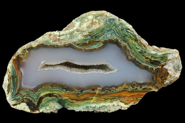 Polished Orpheus Agate Nodule - Bulgaria #73896